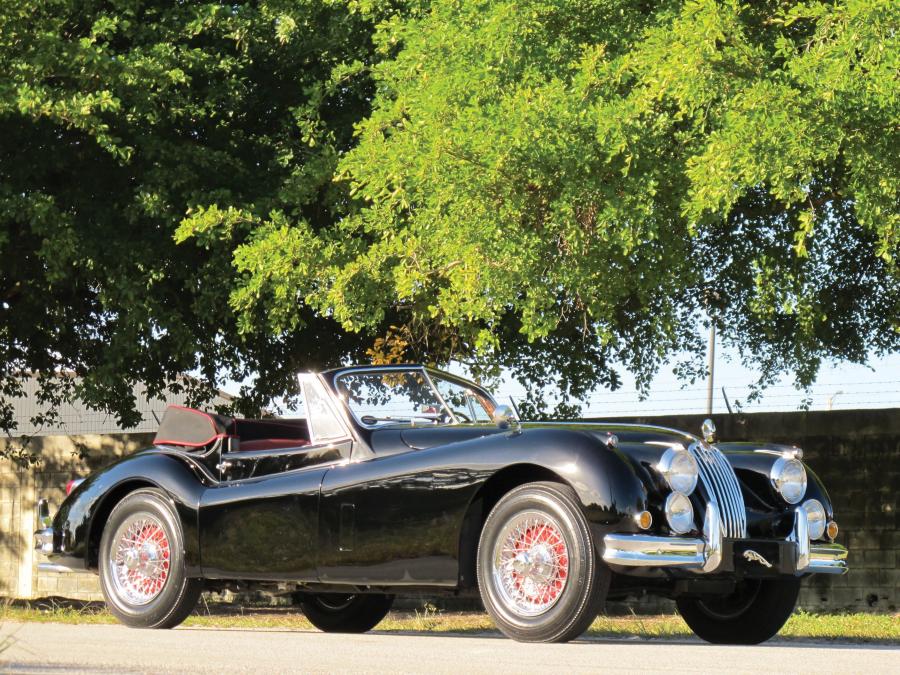  Jaguar XK140 MC Drop Head Coupe Black 1955 года  (фото 1 из 2)
